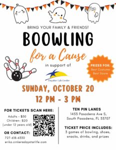 Boowling for a cause flyer